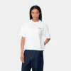 Fashion Carhartt WIP W' S/S Fold Leo T-Shirt White