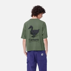 Cheap Carhartt WIP W' S/S Fold Leo T-Shirt Duck Green