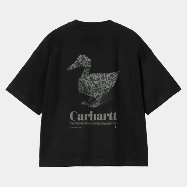 Fashion Carhartt WIP W' S/S Fold Leo T-Shirt Black