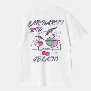 Best Carhartt WIP W' S/S Gelato T-Shirt White