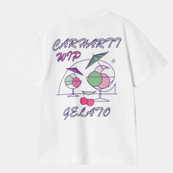 Best Carhartt WIP W' S/S Gelato T-Shirt White