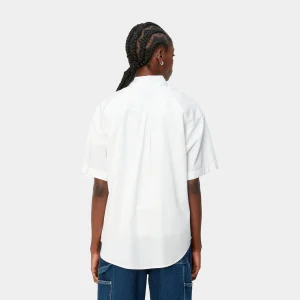 Best Sale Carhartt WIP W' S/S Jaxon Shirt White / White