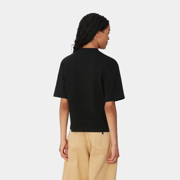 Cheap Carhartt WIP W' S/S Kainosho T-Shirt Black / Arctic Lime