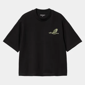 Cheap Carhartt WIP W' S/S Kainosho T-Shirt Black / Arctic Lime