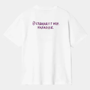 Hot Carhartt WIP W' S/S Paradise C T-Shirt White