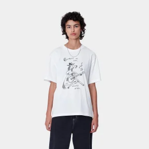 Online Carhartt WIP W' S/S Pepe Sad Cowboy T-Shirt White / Black