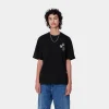 Clearance Carhartt WIP W' S/S Pins T-Shirt Black / White