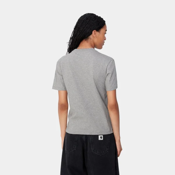 Online Carhartt WIP W' S/S Pocket T-Shirt Grey Heather