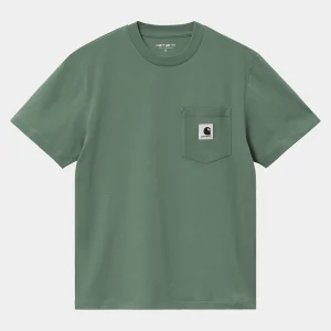 Hot Carhartt WIP W' S/S Pocket T-Shirt Duck Green