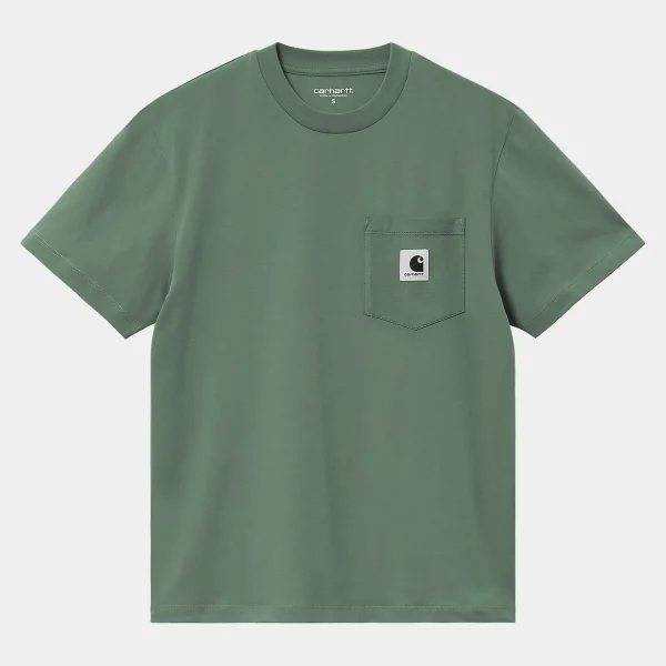 Hot Carhartt WIP W' S/S Pocket T-Shirt Duck Green