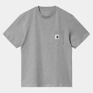 Online Carhartt WIP W' S/S Pocket T-Shirt Grey Heather