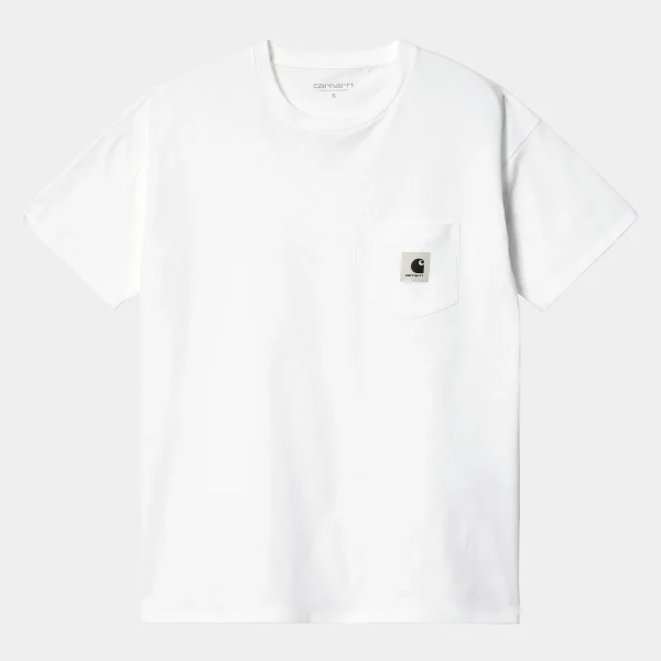 Cheap Carhartt WIP W' S/S Pocket T-Shirt White