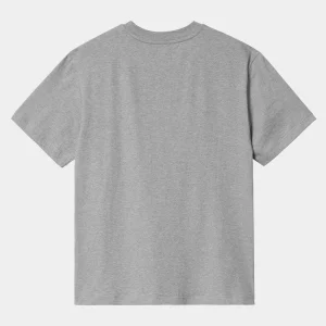 Online Carhartt WIP W' S/S Pocket T-Shirt Grey Heather