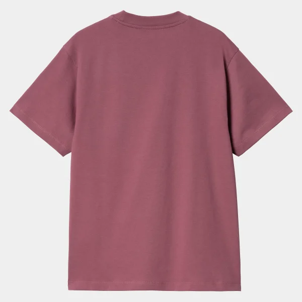 Sale Carhartt WIP W' S/S Pocket T-Shirt Dusty Fuchsia