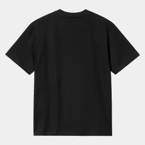 Cheap Carhartt WIP W' S/S Script Embroidery T-Shirt Black / White