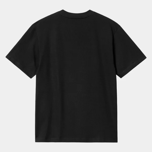 Cheap Carhartt WIP W' S/S Script Embroidery T-Shirt Black / White