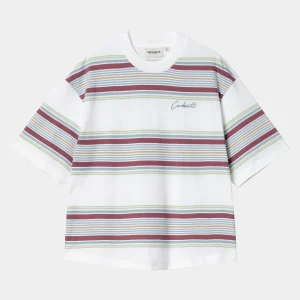 Hot Carhartt WIP W' S/S Snyder T-Shirt Snyder Stripe, White