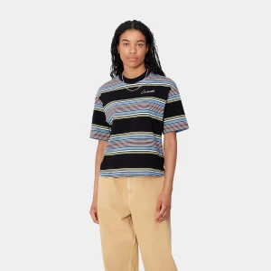 Best Carhartt WIP W' S/S Snyder T-Shirt Snyder Stripe, Black