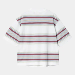 Hot Carhartt WIP W' S/S Snyder T-Shirt Snyder Stripe, White