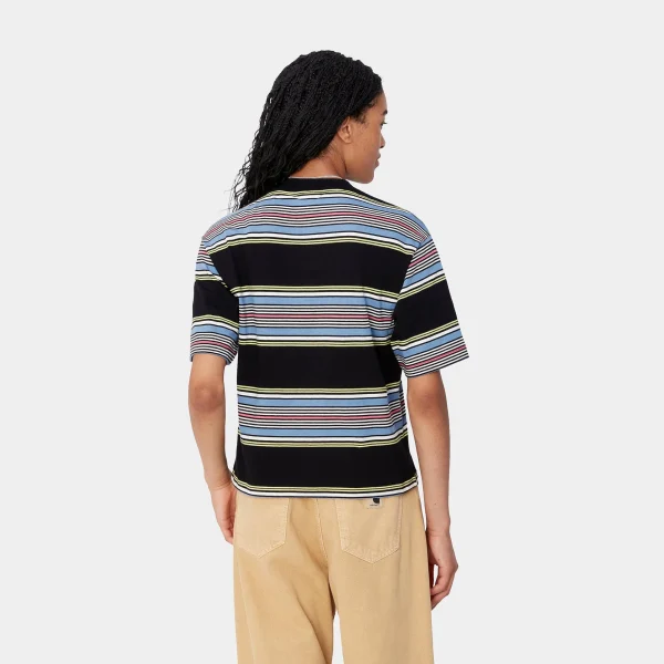 Best Carhartt WIP W' S/S Snyder T-Shirt Snyder Stripe, Black