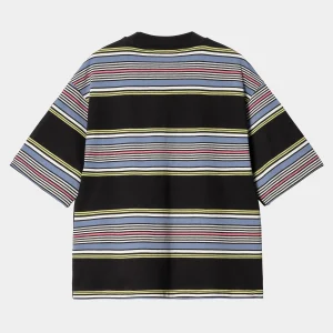 Best Carhartt WIP W' S/S Snyder T-Shirt Snyder Stripe, Black