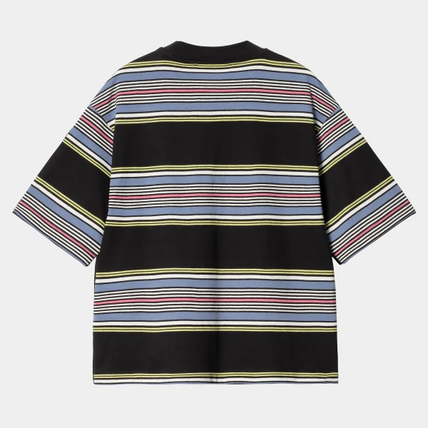 Best Carhartt WIP W' S/S Snyder T-Shirt Snyder Stripe, Black