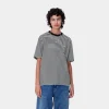 Fashion Carhartt WIP W' S/S Verner T-Shirt Verner stripe, Black / Wax