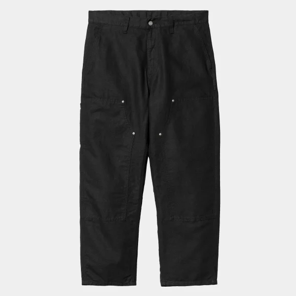 Clearance Carhartt WIP Walter Double Knee Pant Black