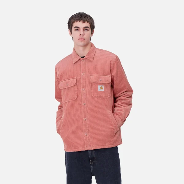 Clearance Carhartt WIP Whitsome Shirt Jac Dusty Rose