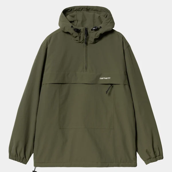 Cheap Carhartt WIP Windbreaker Pullover (Winter) Office Green / White