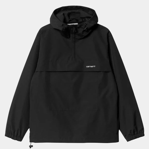 Clearance Carhartt WIP Windbreaker Pullover (Winter) Black / White